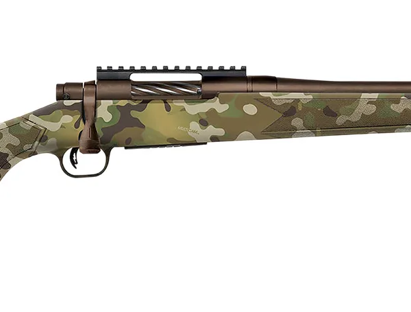 Mossberg 28276 Patriot  Compact 308 Win 5+1 18" Patriot Brown Cerakote Threaded Bull Barrel, Patriot Brown Cerakote Steel Receiver w/Picatinny Rail, MultiCam Fixed Synthetic Stock