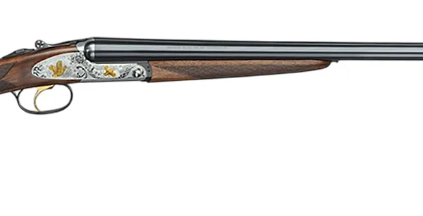 F.A.I.R. FRISSL2028 Iside Select 20 Gauge Break Open 2rd 28" Black Side By Side Barrel, Polished Silver w/Gold Inlay Receiver, English Style Oiled Walnut Stock, Technichoke XP50 Choke System