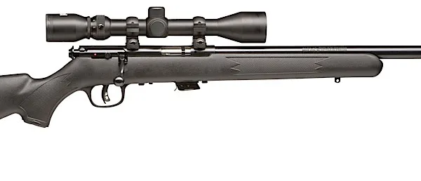 Savage Arms 29200 Mark II FVXP Full Size 22 LR 5+1 21" Matte Blued Button-Rifled Barrel, Drilled & Tapped Matte Blued Steel Receiver, Matte Black Fixed Synthetic Stock, 3-9x40mm Duplex Scope