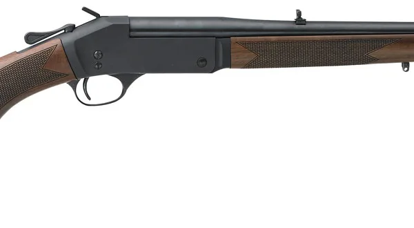 Henry H01544 Single Shot  44 Rem Mag Caliber with 1rd Capacity, 22" Barrel, Overall Blued Metal Finish & American Walnut Stock, Right Hand (Full Size)