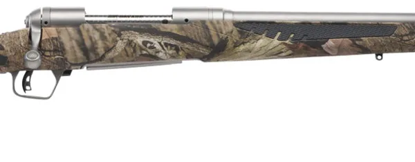 Savage Arms 57069 110 Bear Hunter 300 WSM 2+1 23" Matte Stainless Steel Straight Fluted Barrel, Mossy Oak Break-Up Country Fixed Sporter w/AccuFit Stock, Right Hand