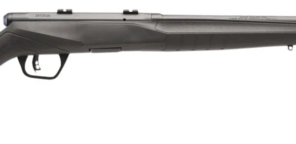 Savage Arms 70840 B17 F Compact 17 HMR 10+1 18" Matte Black Button Rifled Barrel, Matte Black Drilled & Tapped Carbon Steel Receiver, Matte Black Fixed Synthetic Stock, Left Hand