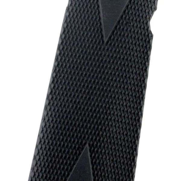 Pearce Grip PG19112 Side Panel Grips  Double Diamond Checkering Black Rubber for 1911 Government