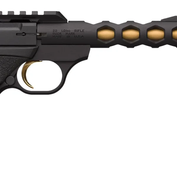 BROWNING BUCKMARK + VISION BK/GLD 5.9"