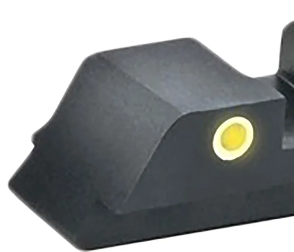 AmeriGlo GL5115 Classic Tritium Sight Set for Glock  Green Tritium White Outline Front Sight-Yellow Tritium White Outline Rear Sight