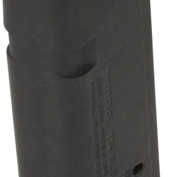 Magpul MAG550BLK PMAG GL9 15rd 9mm Luger Compatible w/Glock 19 Black Polymer