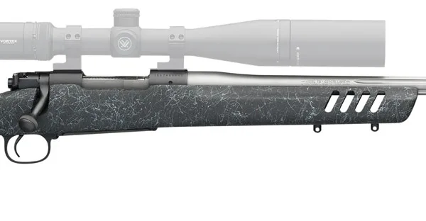 Winchester Guns 535232289 70 Coyote Light 6.5 Creedmoor 5+1 24" Black w/Gray Webbing Fixed Bell & Carlson w/Aluminum Bedding Stock Matte Blued Right Hand