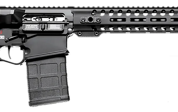 Patriot Ordnance Factory 01581 Revolution  308 Win,7.62x51mm NATO 16.50" 20+1 Black Hard Coat Anodized 6 Position MFT BMS Minimalist Stock