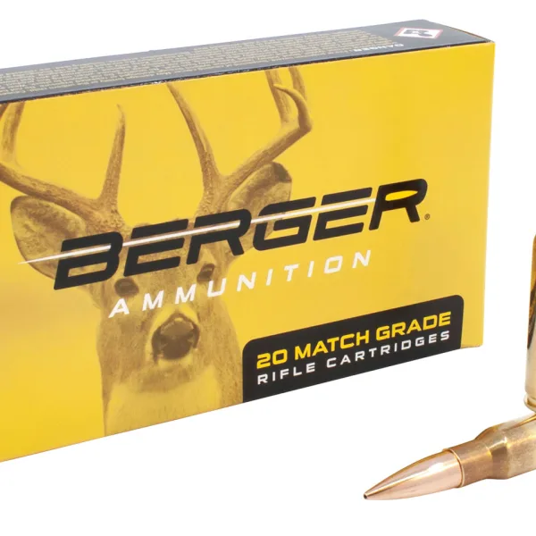 Berger Bullets 60040 Classic Hunter  308Win 168gr Hybrid Boat Tail 20 Per Box/10 Case
