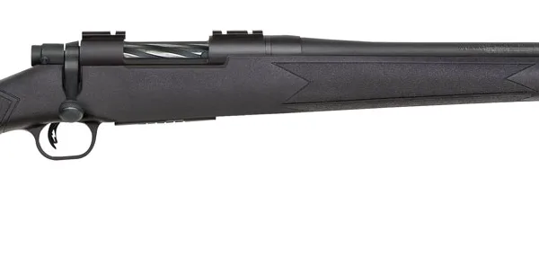 Mossberg 28085 Patriot  Full Size 350 Legend 4+1 22" Matte Blued Fluted Barrel, Drilled & Tapped Matte Blued Stainless Steel Receiver, Black Fixed Synthetic Stock, Right Hand