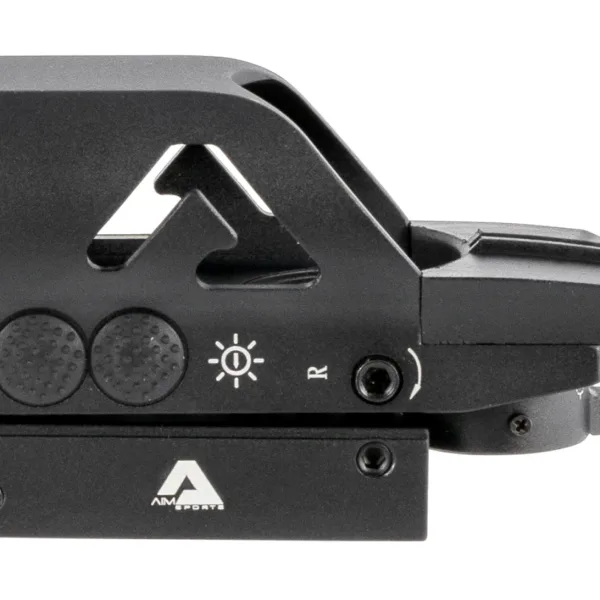 Aim Sports RT506C Full-Size Reflex Sight  Matte Black 1x34mm Red/Green Multi Reticle