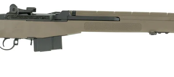 Springfield Armory MA9120CA M1A Standard Issue *CA Compliant 308 Win 10+1 22" Black Parkerized Steel Barrel w/Muzzle Brake, Black Parkerized Steel Receiver, Fixed Flat Dark Earth Synthetic Stock