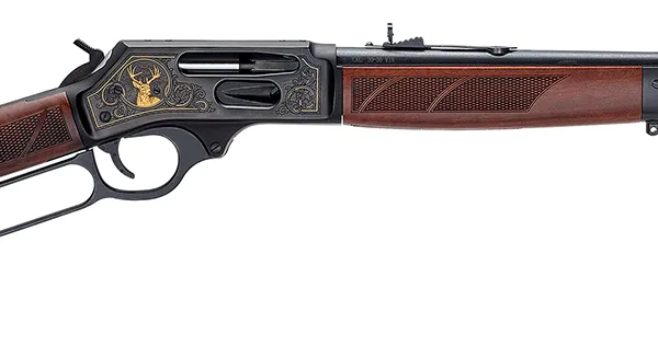 Henry H009GWL Side Gate Wildlife Full Size 30-30 Win 5+1 20" Blued Steel Barrel, Blued Steel Receiver, Fancy American Walnut Stock Right Hand