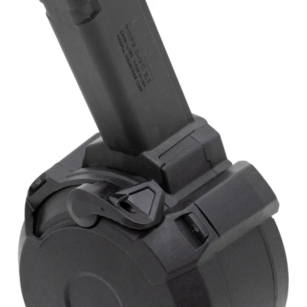 Magpul MAG1033BLK PMAG GL9 50rd Drum 9mm Luger Compatible w/Glock Black Polymer