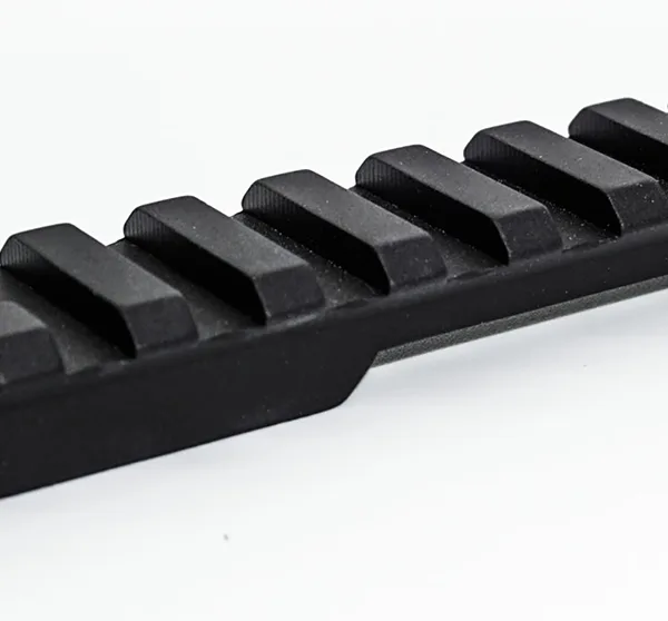 Talley P00252412 Picatinny Rail  Picatinny Black Anodized Aluminum Fits Browning T-Bolt 0 MOA