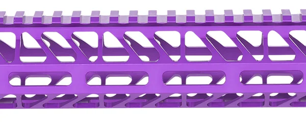 Timber Creek Outdoors ME15HGPPA Enforcer 15 Inch Hand Guard M-LOK  Purple Anodized