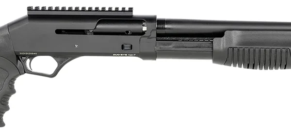 SDS Imports DSF12 Duo-Sys Force  12 Gauge Pump/Semi-Auto Hybrid 3" 5+1 19" Barrel, Black Steel Receiver, Synthetic Fixed Stock w/Pistol Grip Includes 3 Chokes