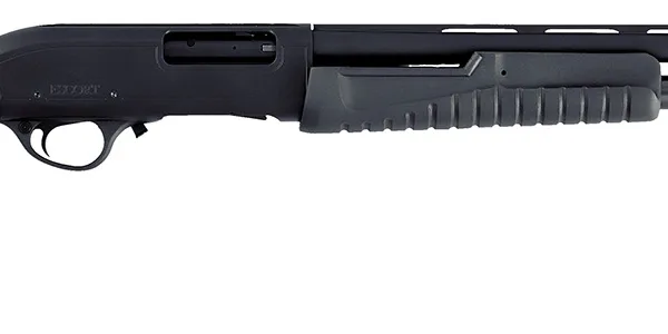 Escort HEFH2022051Y Field Hunter  Youth 20 Gauge Pump 3" 4+1 22" Black Vent Rib Barrel, Black Anodized Aluminum Grooved Receiver, Fixed Black Synthetic Stock, Right Hand