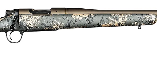 Christensen Arms 8010107500 Mesa FFT 6.5 PRC 4+1 20" Threaded Barrel, Burnt Bronze Cerakote, Green with Black/Tan Webbing Stock