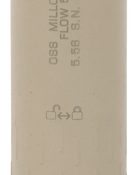 Huxwrx 2450 Flow 556K 5.56x45mm NATO 1.60"D Made of Stainless Steel with Flat Dark Earth Cerakote Finish Includes 1/2"-28 tpi Flash Hider