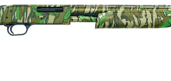 Mossberg 50107 500 Turkey Full Size 410 Gauge Pump 3" 5+1 24" Mossy Oak Greenleaf Vent Rib Barrel, Mossy Oak Greenleaf Optic Ready Receiver, Fixed Mossy Oak Greenleaf Synthetic Stock, Right Hand