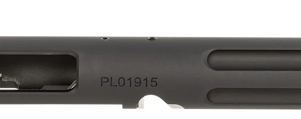 Tactical Solutions PLIV6TEMBRF Pac-Lite Barrel & Receiver 22 LR 6" Fluted Threaded Black Anodized Chrome Moly Steel, Fits Ruger 22/45/Mark IV/Mark IV 22/45