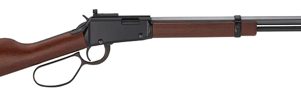 Henry H001TRP Small Game Rifle  22 LR Caliber with 16 LR/21 Short Capacity, 20" Barrel, Black Metal Finish & American Walnut Stock Right Hand (Full Size)