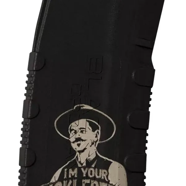 Black Rain Ordnance MAG30HUCKLEBERRY Magazine  30rd 223 Rem/5.56 NATO Huckleberry Engraving Fits AR-15 Platform
