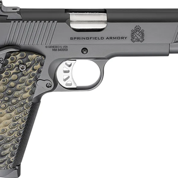 Springfield Armory PC9125 1911 TRP  45 ACP 8+1 5" Stainless Match Grade Barrel, Black Cerakote Serrated Carbon Steel Slide & Frame w/Beavertail, VZ Hydra G10 Grip