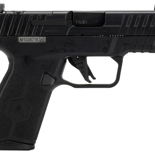 IWI US M9SLIM13E MASADA Slim Elite 9mm Luger 13+1 3.10" Button-Rifled Barrel, Optic Ready/Serrated Slide, Black Polymer Frame w/Picatinny Rail, Black Textured Grip, Ambidextrous