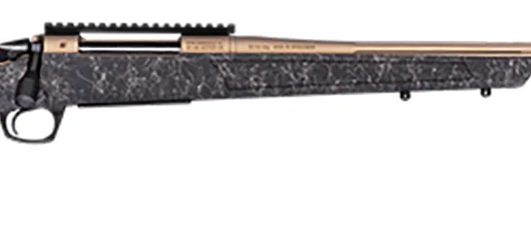 CVA CR3959F Cascade Long Range Hunter Full Size 6.5 PRC 24" Smoked Bronze Cerakote Steel Threaded Barrel, Black w/Smoked Bronze Web Synthetic Stock