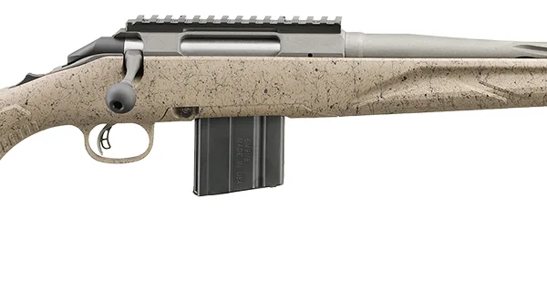 Ruger 46923 American II Ranch Full Size 350 Legend 5+1 16.10" Cobalt Cerakote Spiral Fluted Threaded Barrel & Alloy Steel Receiver w/Picatinny Rail, Flat Dark Earth Splatter Adj LOP Synthetic Stock