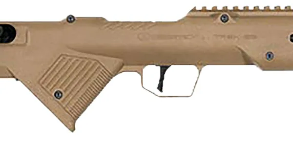 Desert Tech TRKRF2218FDE TREK-22 Flat Dark Earth Compact 22 LR 10+1 18" Free Floating Steel Barrel, Picatinny Rail Receiver, M-LOK Handguards, Fixed Polymer Stock, Suppressor Ready