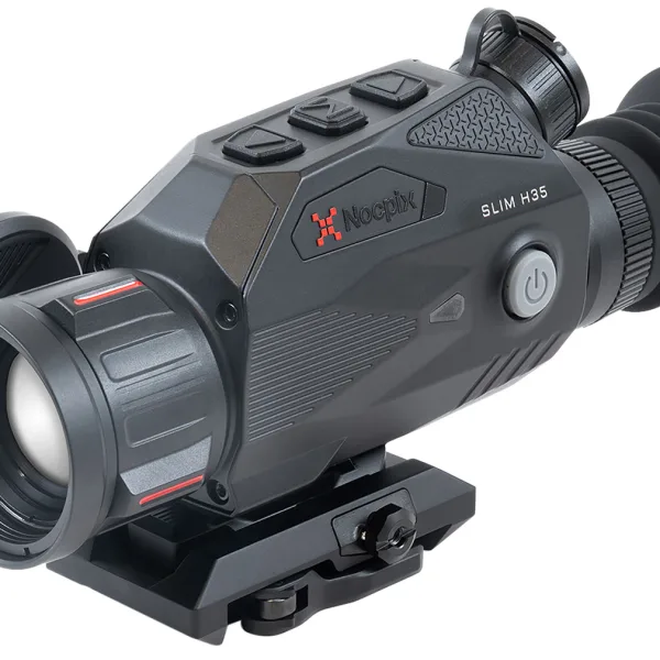 Nocpix SLIMH35 Slim H35 Thermal Mountable Weapon Sight Black 2x35mm, 640x512 12 Microns 60 Hz Resolution, Zoom Digital 4x