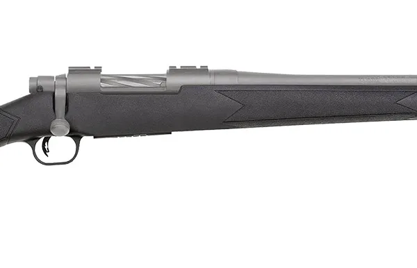 Mossberg 28260 Patriot  Full Size 350 Legend 4+1 22" Stainless Cerakote Fluted Barrel, Drilled & Tapped Stainless Cerakote Stainless Steel Receiver, Black Fixed Synthetic Stock