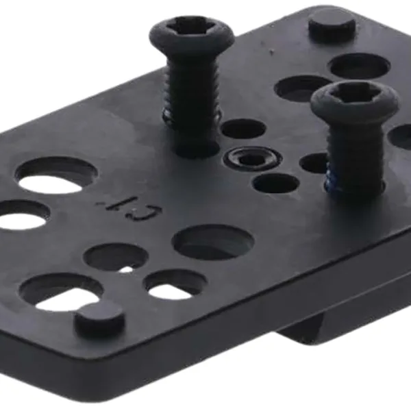 TruGlo TGTG8950C2 Pistol Red Dot Sight Mount  Black Nitride Fortress Steel Trijicon RMR Mount