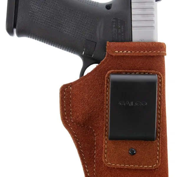 Galco STO266R Stow-N-Go  IWB Natural Steerhide Fits Kimber 1911 4" Right Hand
