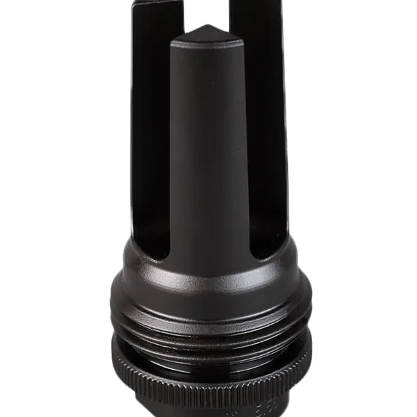 SilencerCo AC1561 ASR Flash Hider Black Steel with 13.5x1 LH tpi Threads for 9mm