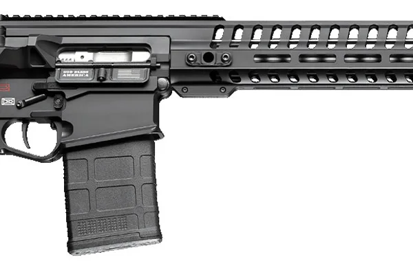Patriot Ordnance Factory 01235 Revolution Gen4 7.62x51mm NATO 20+1 16.50" Nitride Treated Match Grade Barrel, Black Anodized Gen 4 Lower Receiver, Mission First Tactical Furniture, Ambidextrous