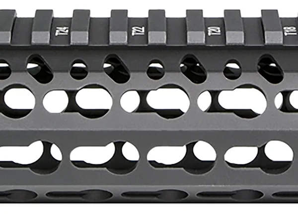 BCM KMRA7556BK KMR Alpha Handguard 7" Keymod Style Made of Aluminum with Black Anodized Finish for AR-15