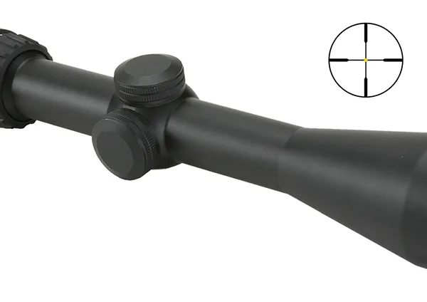 Trijicon 200002 AccuPoint  Black Hardcoat Anodized 3-9x 40mm 1" Tube Illuminated Duplex Crosshair w/Green Dot Reticle
