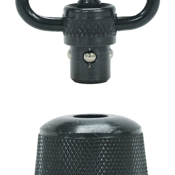 GrovTec US Inc GTSW296 Mag Cap  Shotgun 1" Push Button Black Oxide Remington 870 Express 12 Gauge Steel