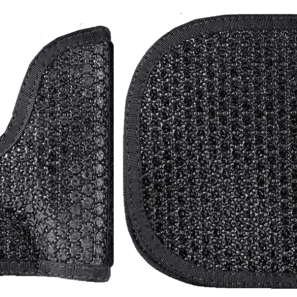 DeSantis Gunhide M44BJ02Z0 Super Fly  Pocket Black Rubberized Fabric Pocket Fits S&W J Frame Ambidextrous