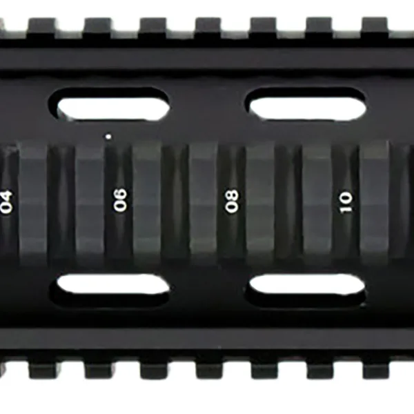 Aim Sports MT021 M4 Handguard 6" Carbine Style Made of Aluminum with Black Anodized Finish & Quad Rail