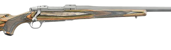 Ruger 47108 Hawkeye Predator Full Size 6.5 Creedmoor 4+1 24" Matte Stainless Steel Barrel, Receiver w/Integral Scope Mount, Green Mountain Fixed Laminate Stock, Right Hand