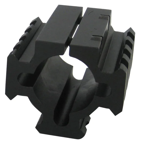TacStar 1081100 Shotgun Rail Mount Black 1.80" Long
