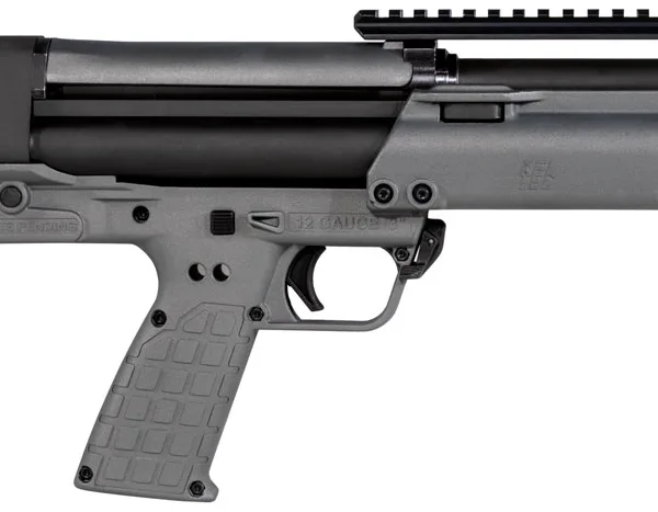 Kel-Tec KSGGY KSG  Sports South Exclusive 12 Gauge 14+1 3" 18.50" Barrel, Exclusive Tactical Gray Fixed Bullpup Stock, Includes Picatinny Rails