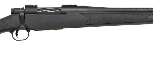 Mossberg 27864 Patriot  308 Win 5+1 22" Fluted Barrel w/Recessed Match Crown, Matte Blued Metal Finish, Spiral-Fluted Bolt, Synthetic Stock, Drop Box Magazine, Adjustable LBA Trigger