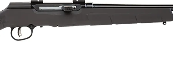 Savage Arms 47001 A Series Magnum Full Size 17 HMR 10+1 22" High Luster Button Rifled Barrel, High Luster Drilled & Tapped Carbon Steel Receiver, Matte Black Fixed Synthetic Stock, Right Hand