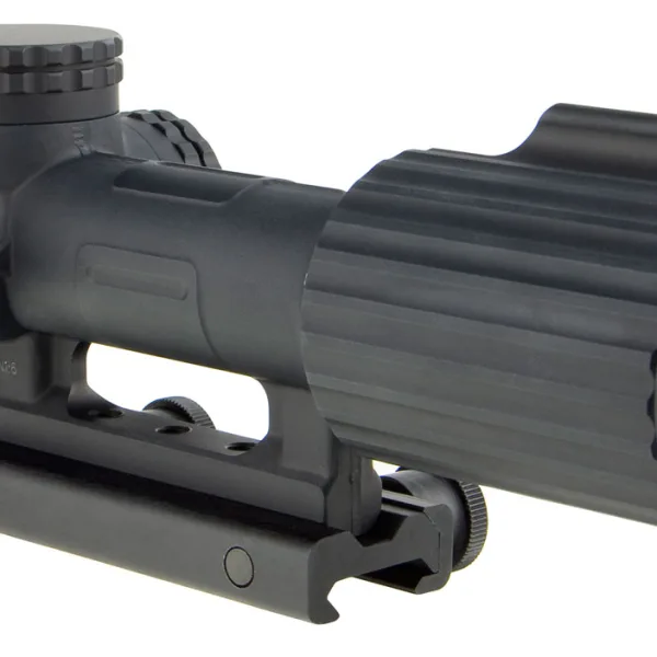Trijicon 1600005 VCOG  Black Hardcoat Anodized 1-6x 24mm LED Illuminated Red Horseshoe Dot w/Crosshair 308 175gr Reticle